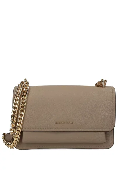 Geanta de piele Michael Michael Kors din piele gri
