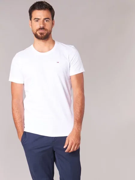 Tričko Tommy Jeans bílé