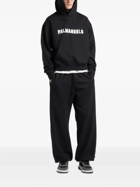 Hanorac cu glugă Palm Angels cu imagine negru