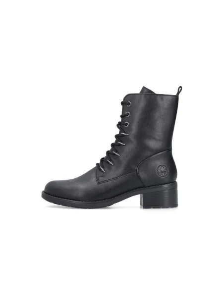 Pantofi Rieker cu șireturi negru