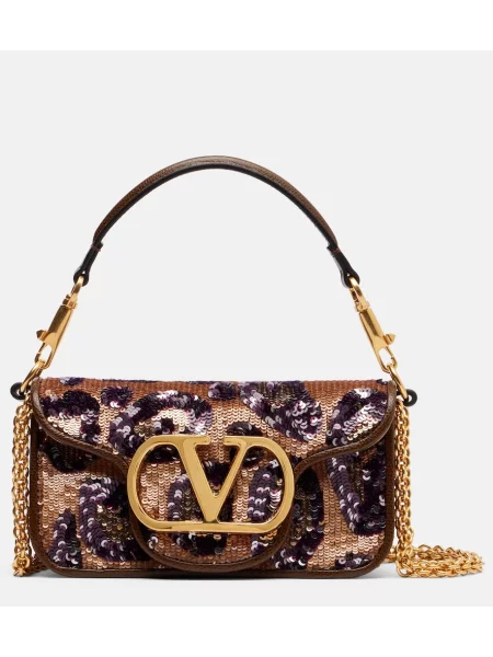 Top Valentino Garavani din piele maro