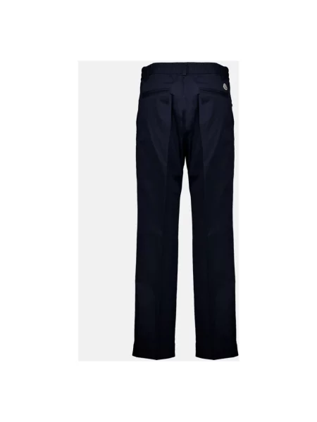 Spodnie Moncler niebieskie