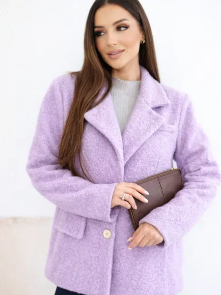 Palton Kesi Włoski alb