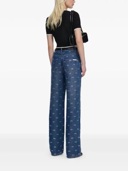 Top Self-portrait tricotate negru