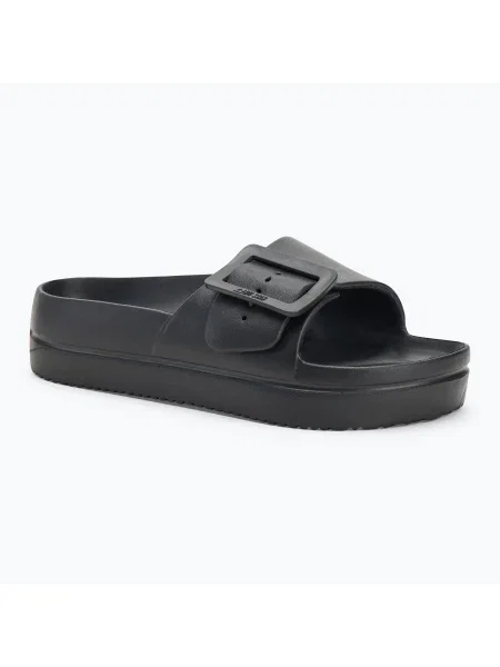 Šľapky Big Star Shoes na platforme čierna