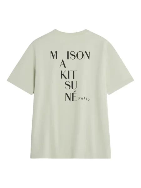 Tricou Maison Kitsune verde