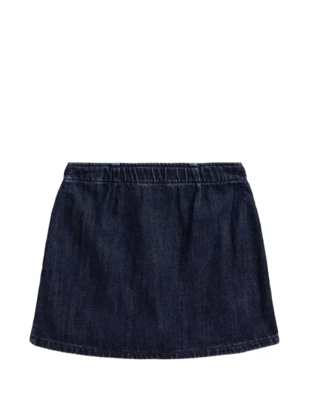 Spódnica jeansowa dziecięca Polo Ralph Lauren niebieska