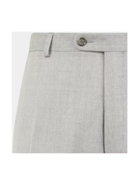 Spodnie Brooks Brothers wełniane szare