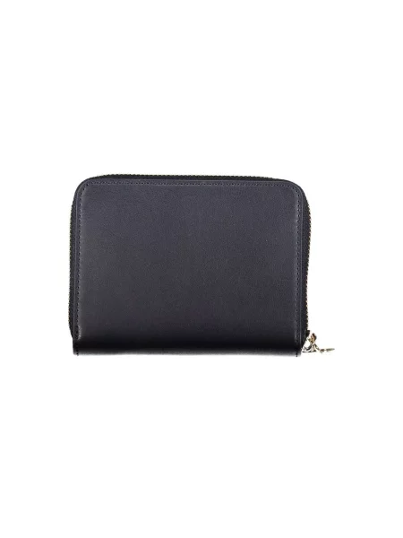 Lniany portfel Tommy Hilfiger czarny
