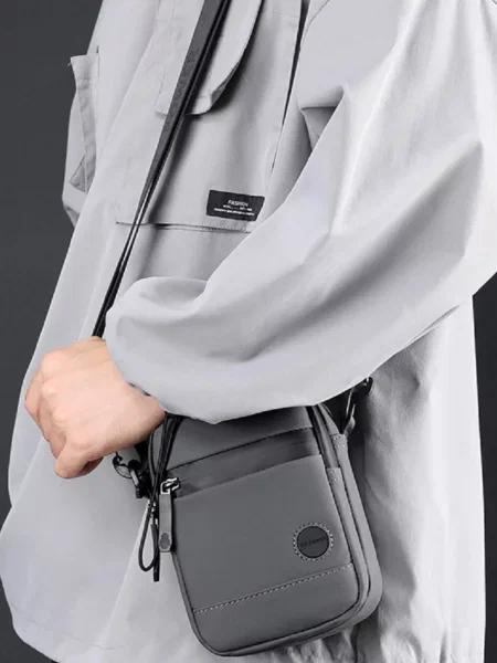 RoyalBag Мессенджер Текстиль сірий