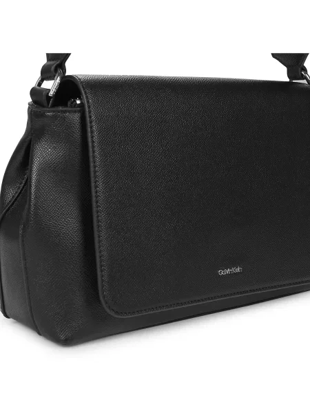 Calvin Klein Geantă Ck Must Top Handle Bag_Caviar negru