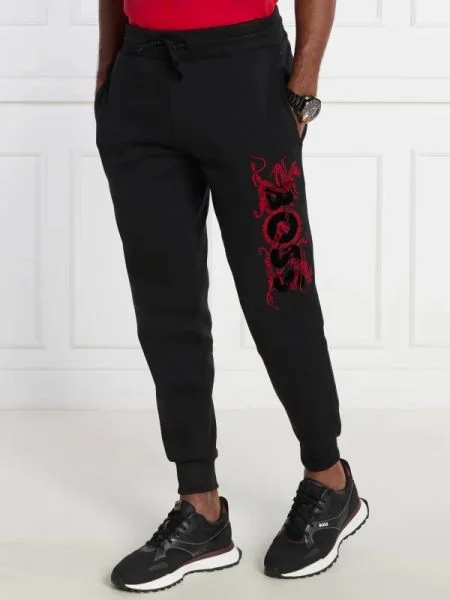 BOSS BLACK Pantaloni de trening Lamont negru