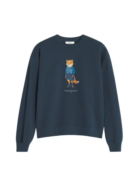 Bluza Maison Kitsune niebieska
