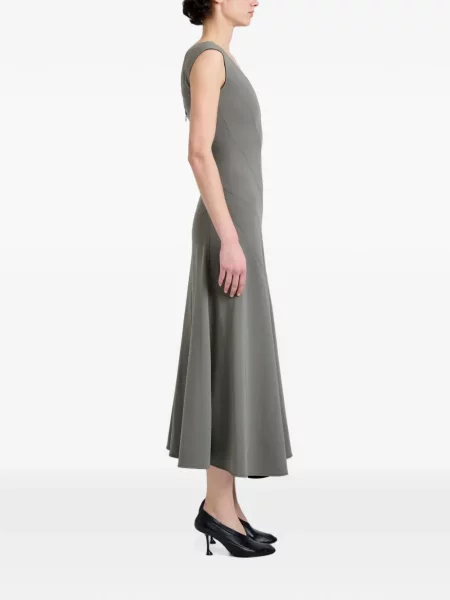 Rochie Proenza Schouler din crep gri