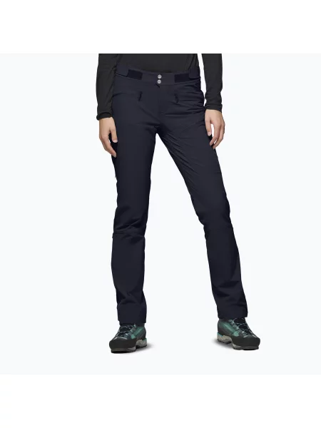 Pantaloni de trekking pentru femei NORRONA Femund Lightweight caviar black negru