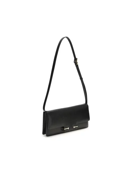 Torebka skórzana Tom Ford skórzana elegancka czarna
