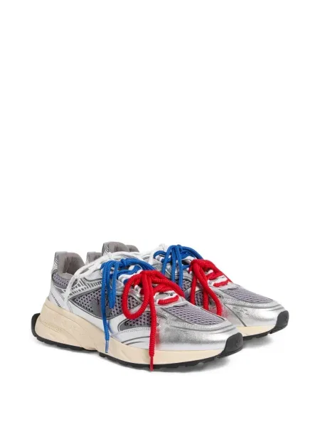 Sneakerși Dsquared2 plasă argintiu