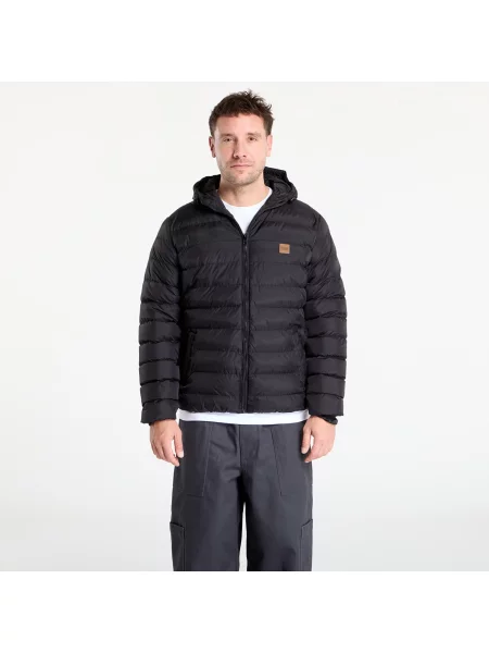 Μπουφάν Urban Classics Basic Bubble Jacket Black XL μαύρο