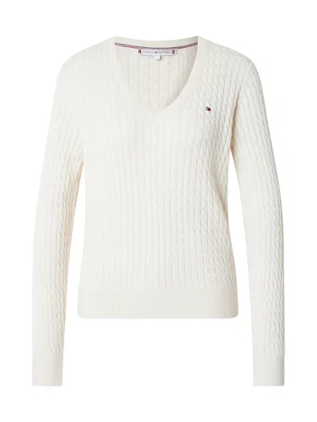 TOMMY HILFIGER Pulover deschis bej