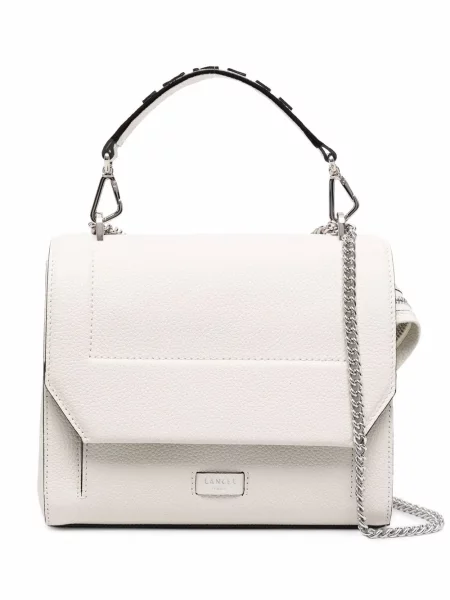 Geanta de piele Lancel din piele alb