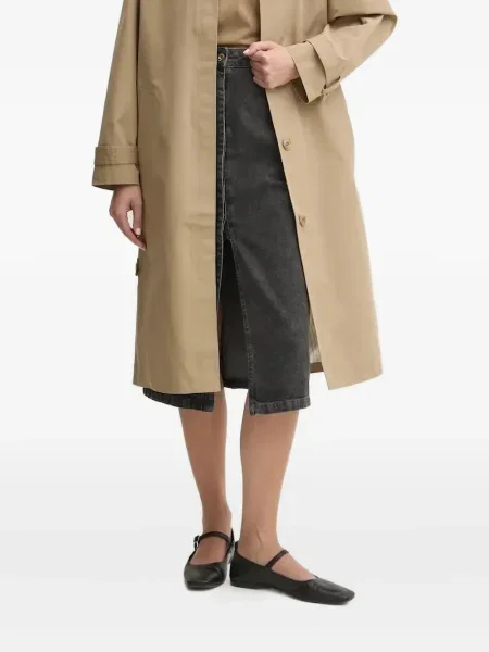 Traper suknja Sessun iznad koljena siva