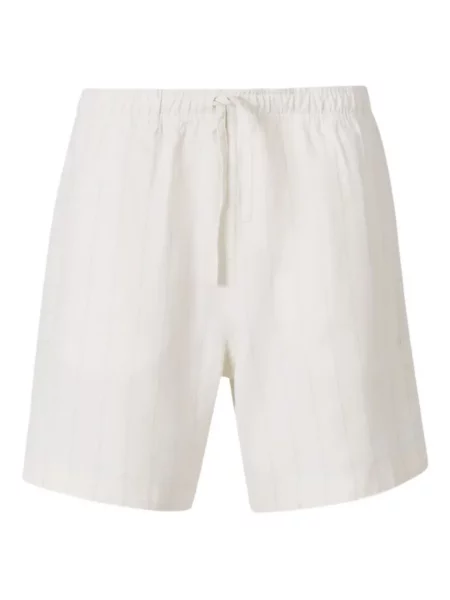 Pantaloni scurți Wales Bonner de in cu dungi alb