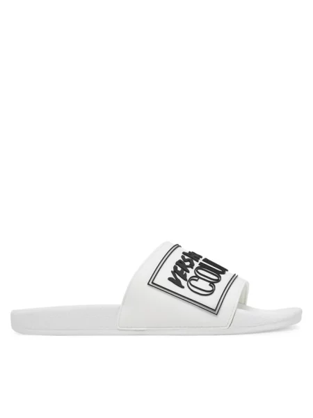Klapki Versace Jeans Couture białe
