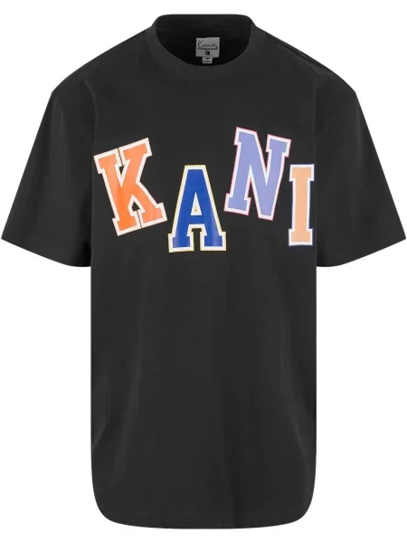 Karl Kani Tričko modrá / oranžová / černá bílá