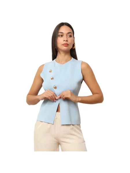 Top La Modeuse plava