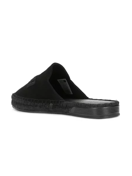 Zomšinės espadrilės Puma juoda