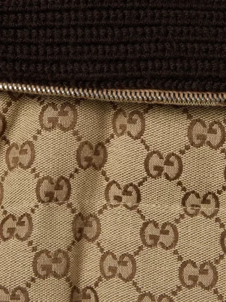 Geacă cu puf Gucci din canvas