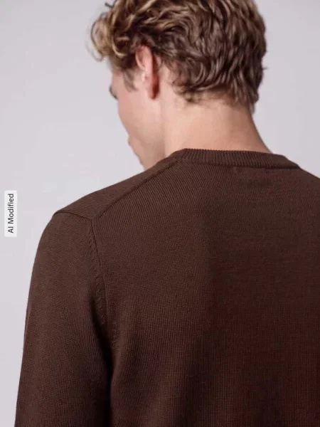 Sweter o kroju regular fit z czystej bawełny model ‘DANE’ Selected Homme