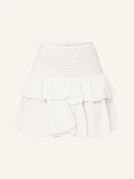 Spódnica mini z elastycznym pasem model ‘NADJA’ Only biała