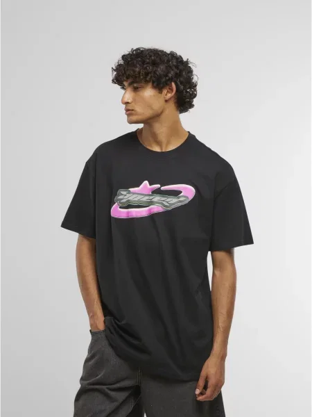 Majica Mister Tee z avtogramom črna