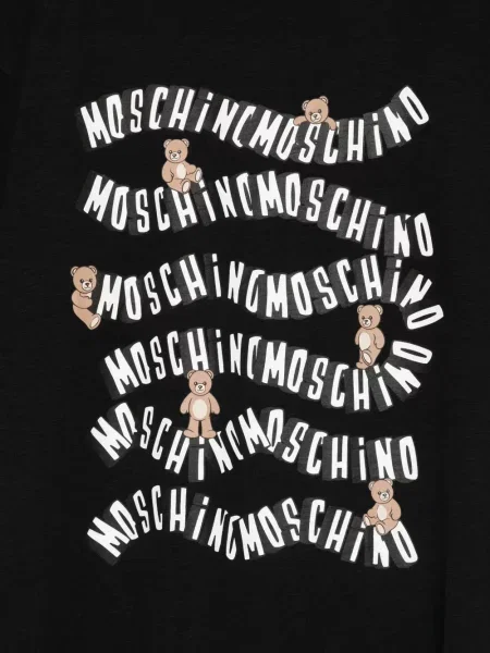 Koszulka dziecięca Moschino czarna