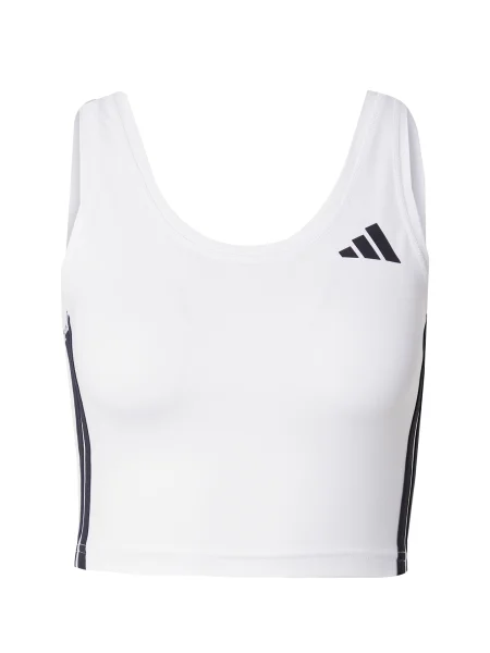 ADIDAS PERFORMANCE Sport top negru alb