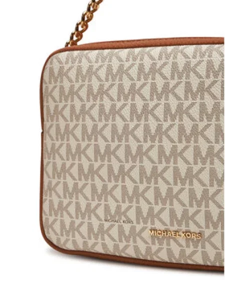 MICHAEL Michael Kors Rankinė su ilgu dirželiu tamsi / ruda konjako / pastelinė geltona smėlio