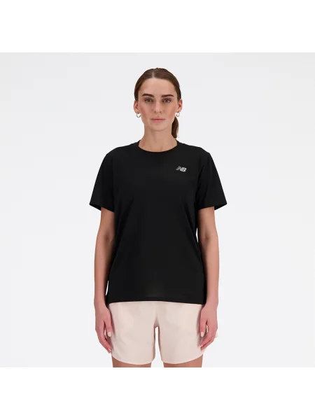Běžecké tričko New Balance Essentials SS black černé