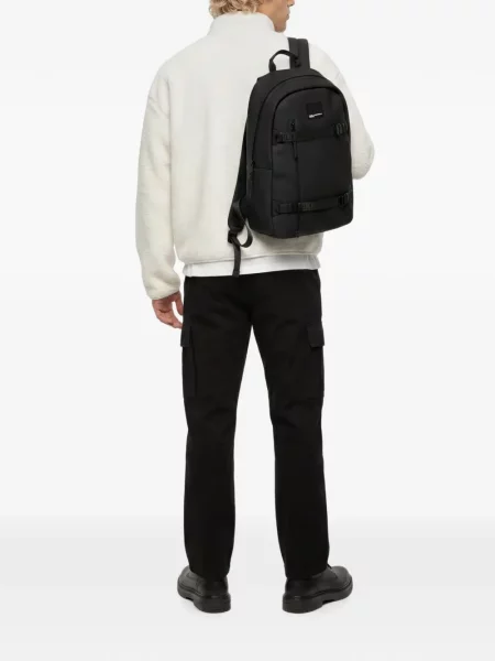 Rucsac Karl Lagerfeld Jeans din piele negru