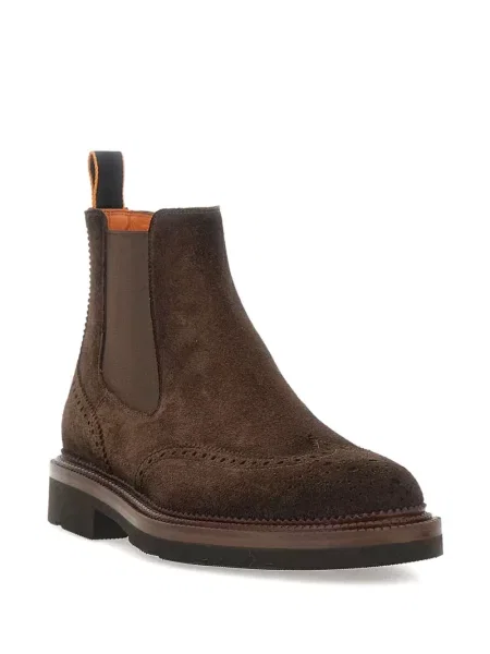 Botine chelsea Santoni maro