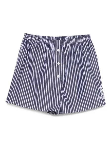 Pantaloni scurți Sporty & Rich cu dungi albastru