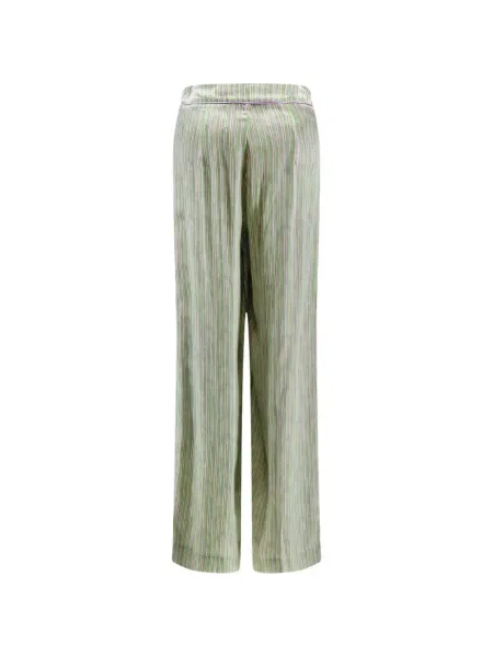 Pantaloni palazzo Bye Firenze verde