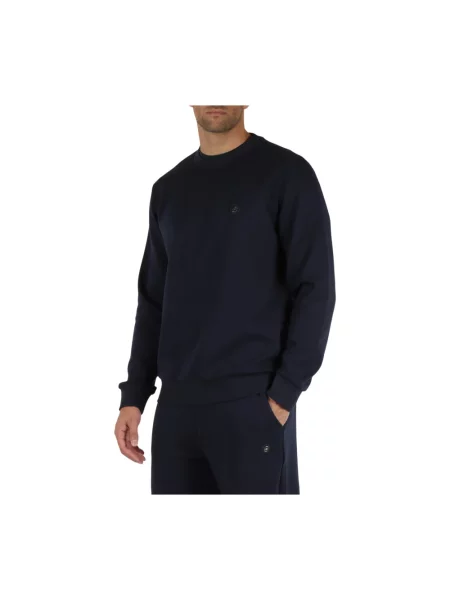 Bluza Boss polarowa z logo niebieska