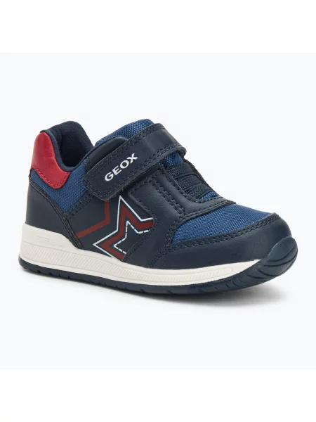 Buty dziecięce Geox Rishon navy/red czerwone