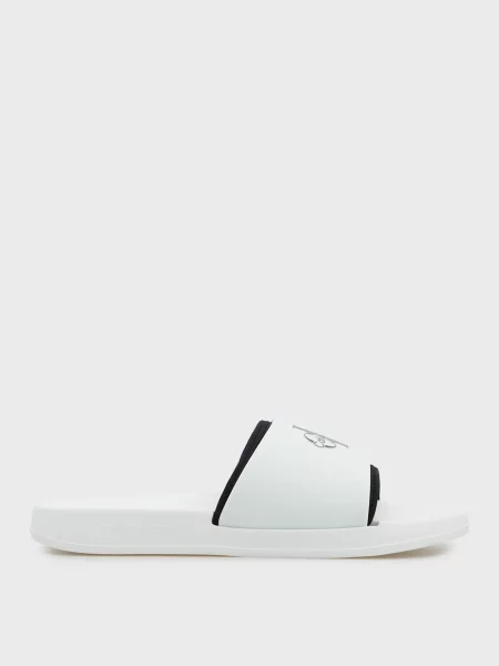 Неопреновые шлепанцы Calvin Klein белые