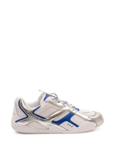 Sneakerși Versace din piele alb