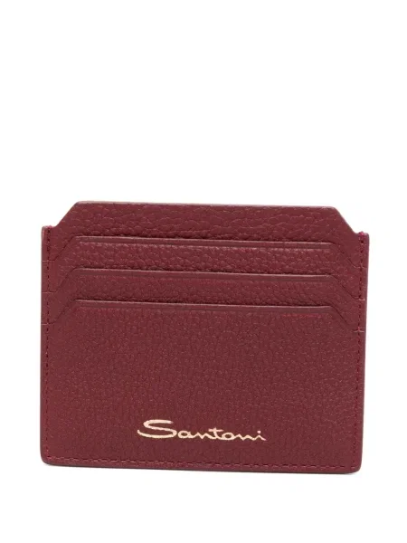 Portofel Santoni cu imagine roșu