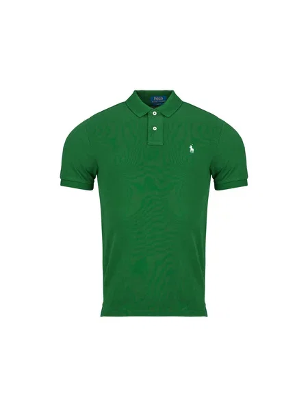 Polo majica Polo Ralph Lauren s kratkimi rokavi z mrežo zelena