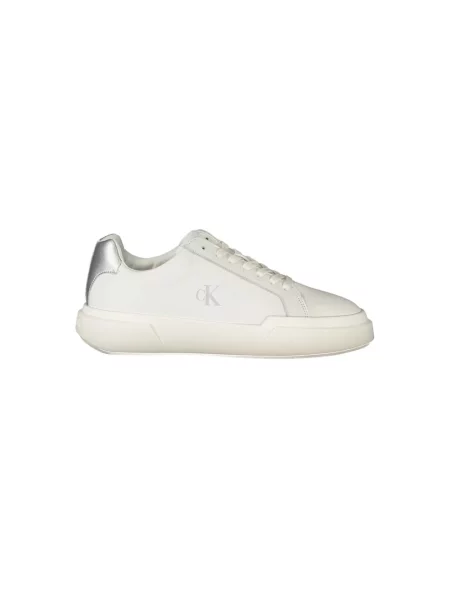 Sneakersy Calvin Klein skórzane białe