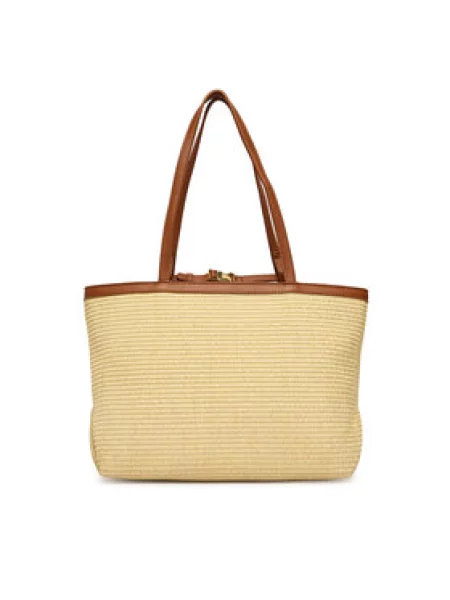 Pletená kabelka Valentino Bags béžová